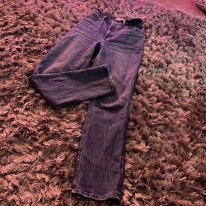 Abercrombie 90’s straight ultra high rise curve love